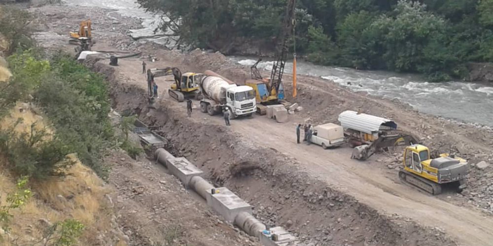 خط انتقال آب به مرزن آباد ،نوشهر و چالوس